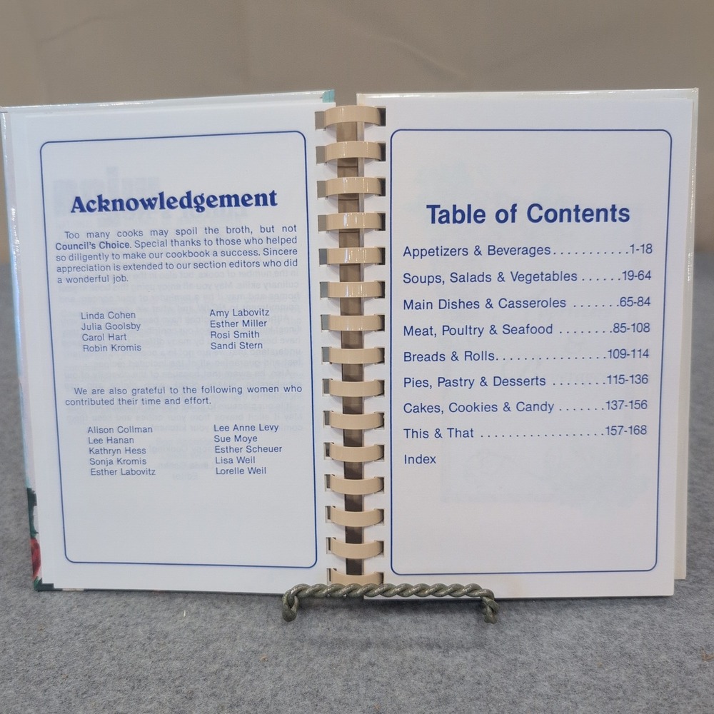 Council's Choice Cookbook National Council of Jewish Women Montgomery AL 1993 - Picture 3 of 3